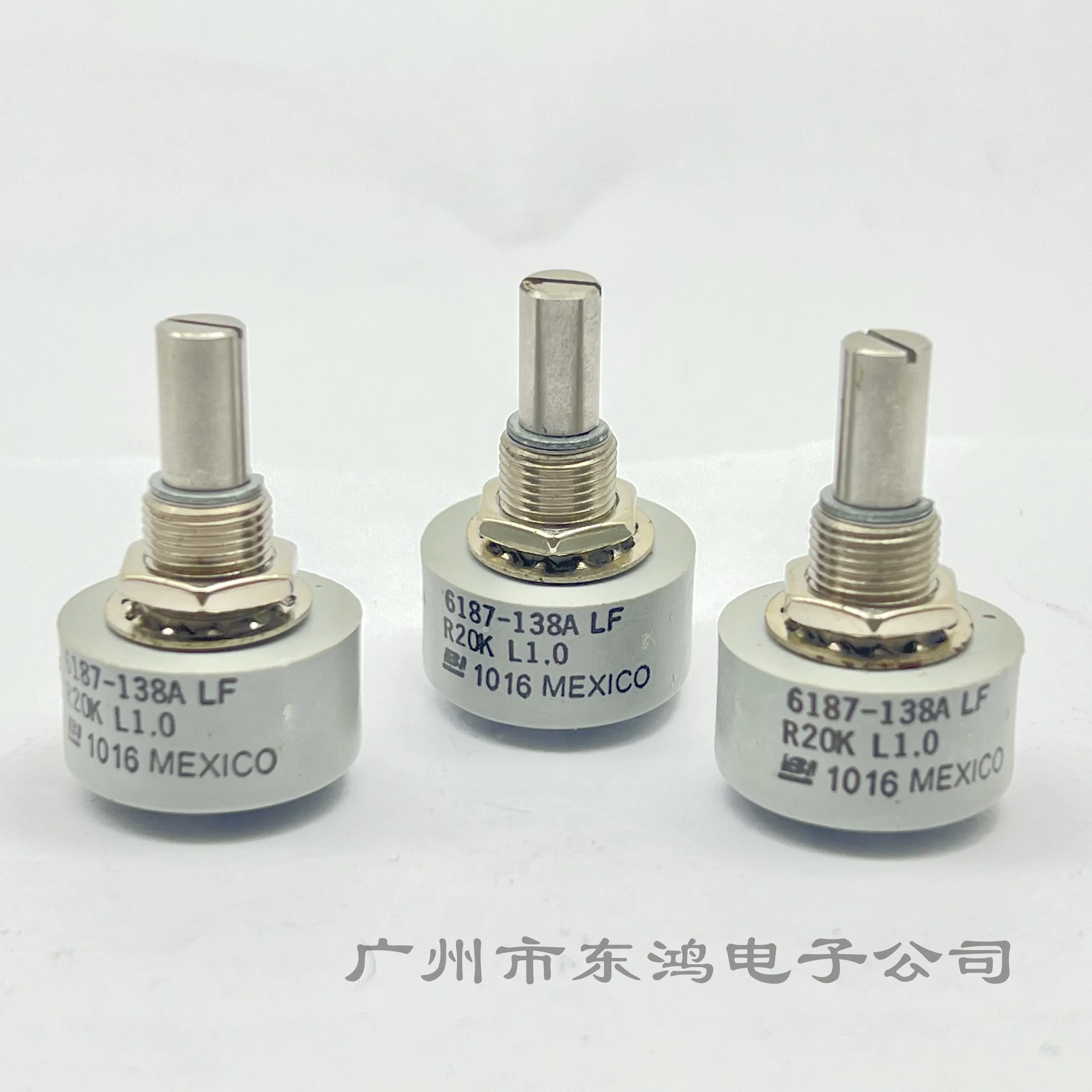 1 pcs 187 360 Degrees Without limit of 6187R Conductive Plastic Potentiometer 6187 20k Precision Resistor