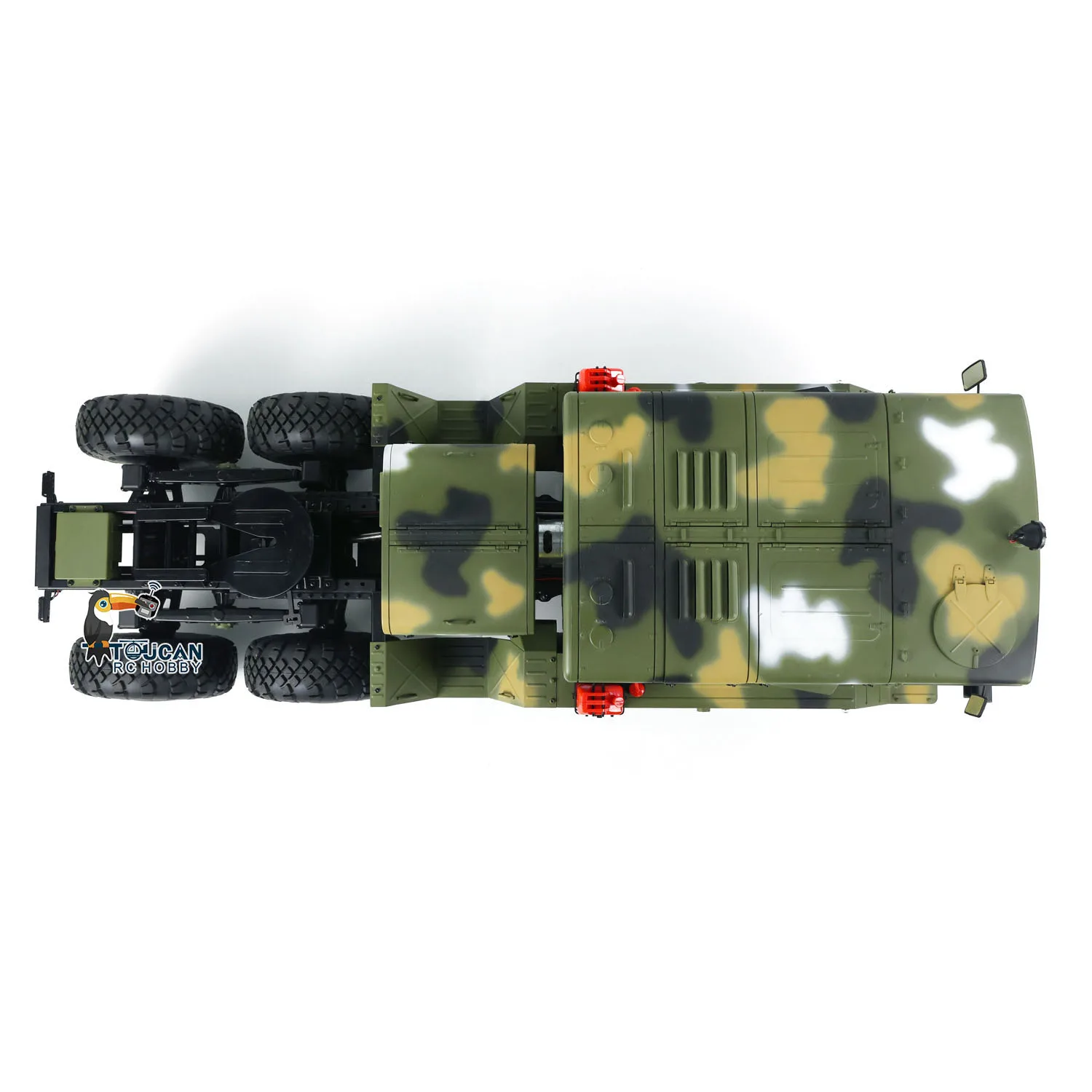 Toys 1/12 RTR CROSS BC8A 8*8 RC Off Road Car Military Truck Model Vehicle ST8 TOUCAN DIY Painted Finished Sound Light Boys Model 4
