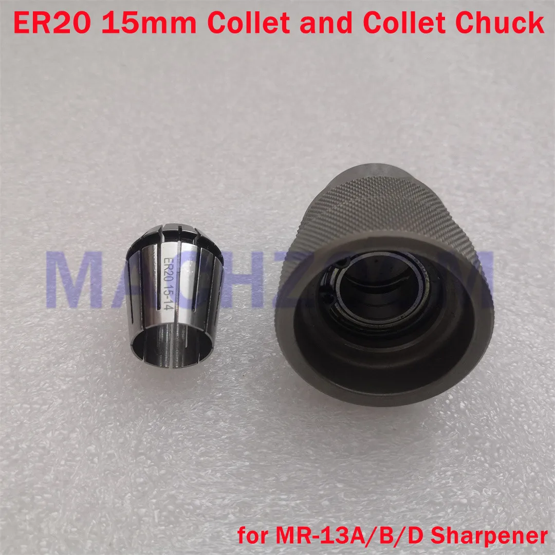 ER20 15mm Collet and Matched Collet Chuck Holder for MR13A/B/D 313mm