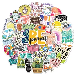Inspirational & Motivational Sticker Pack - 50 - Piece Set for Water Bottles, Laptops, and More (50PCS Inspirational)