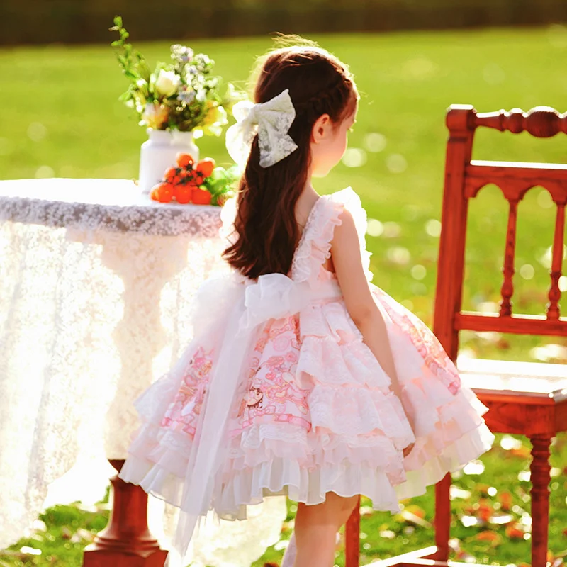 Summer New Girls Lolita Cute Cartoon Princess Skirt Children's Puffy Skirt