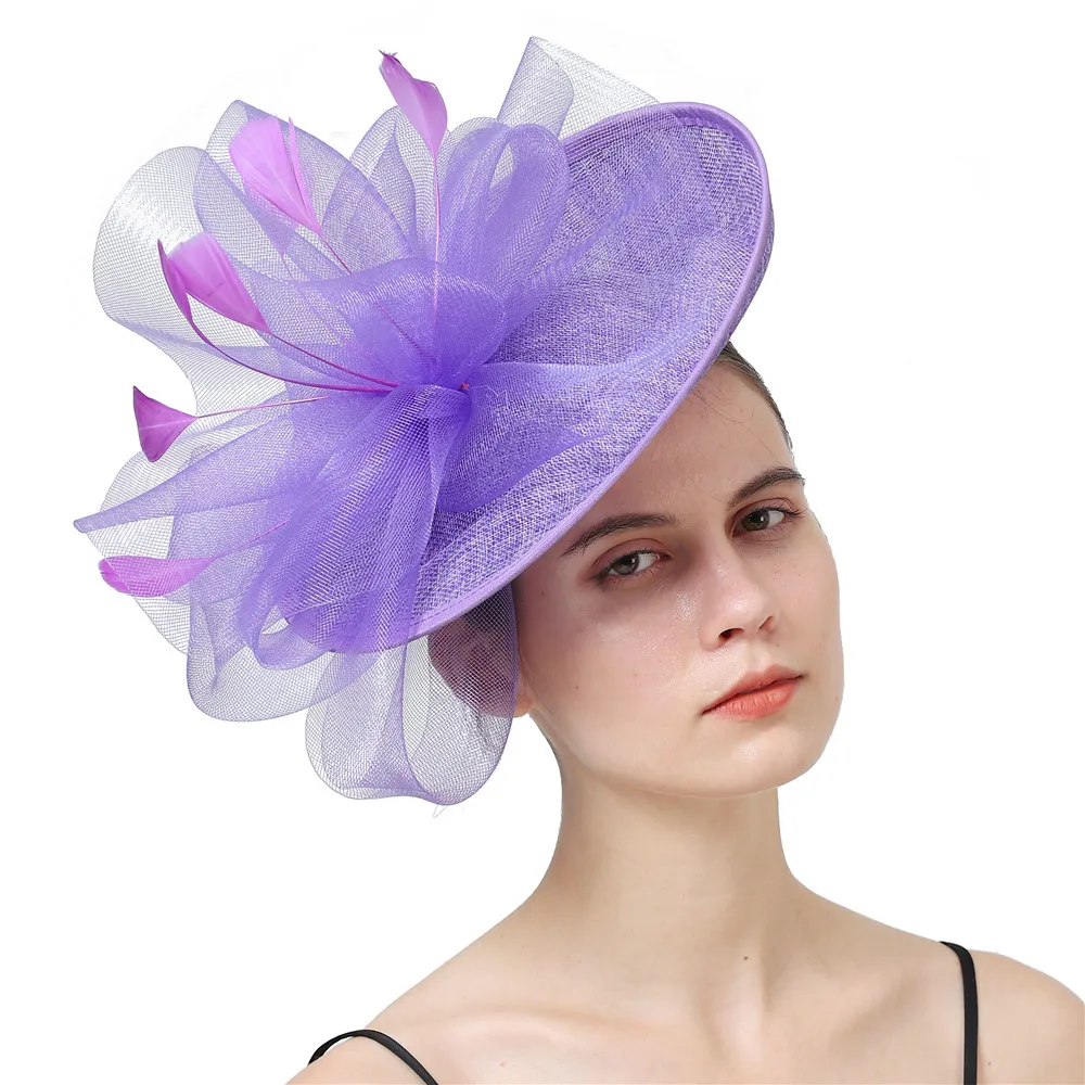 Fascinator Hats Royal Purple Hat Light Purple Fascinator Hat