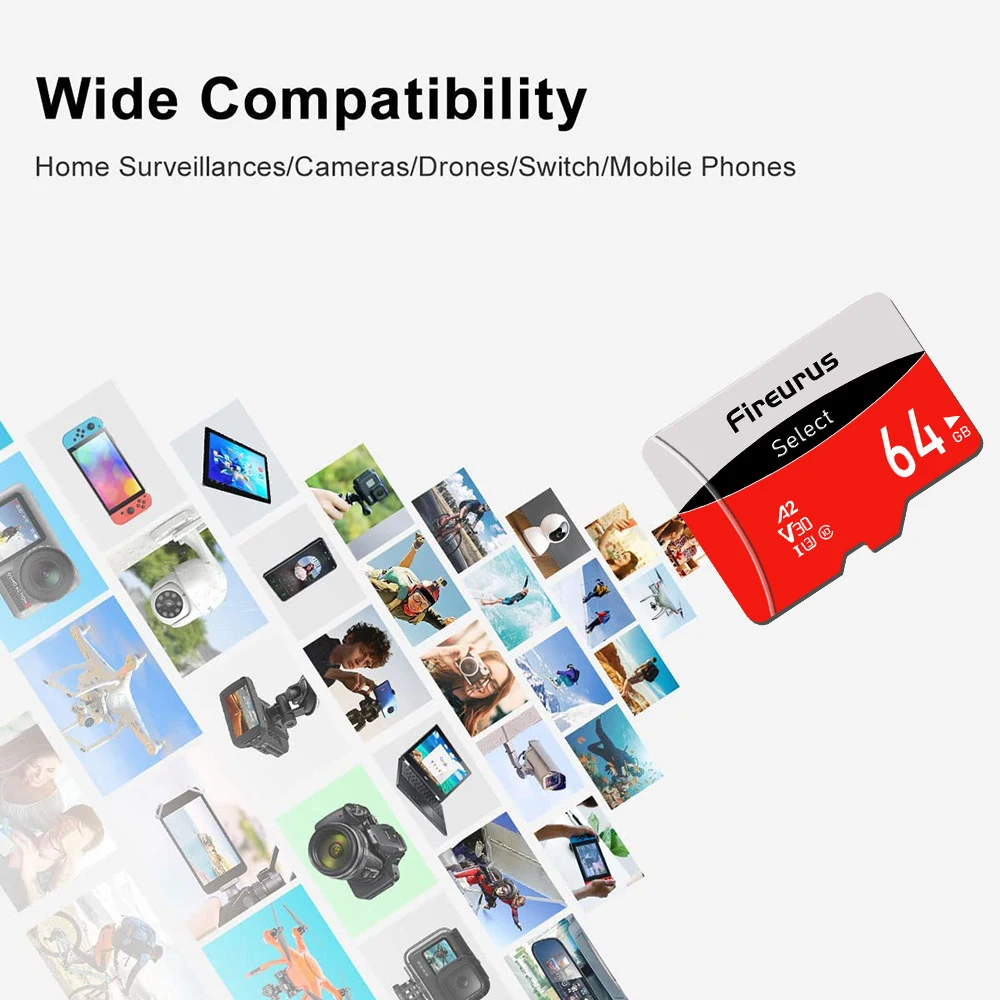  100% 128GB ÷ ޸ ī, 128GB V30 ̴ SD ī, 256GB ũ ī, Ŭ 10  TF/SD 64GB, Ʈ ķ