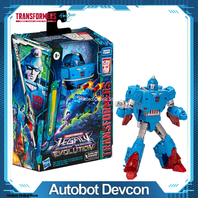 

Hasbro Transformers Toys Legacy Evolution Deluxe Autobot Devcon Toy 5.5-inch Action Figure for Boys Girls Ages 8 and Up F7198