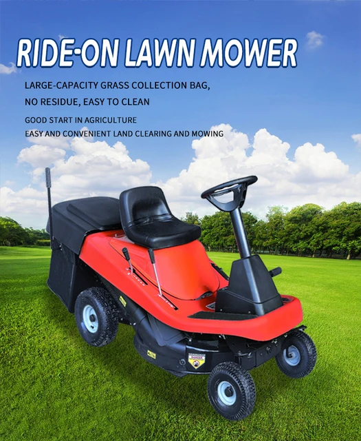 Ce Drive Small Grass Industrial Lawn Mower Mini Autonomous Professional Electric Ride Mower 3