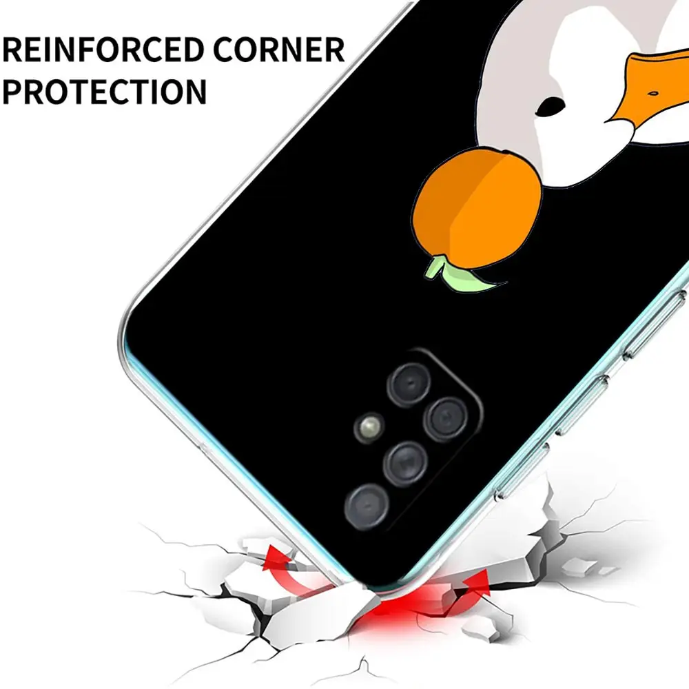 Cartoon Doubt Duck Phone Case Cover