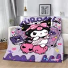 Printed Blanket Picnic Blankets Warm Sanrio Kuromi Blanket Soft and Comfortable Blanket Home Travel Birthday Gift 2