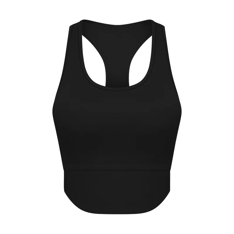 Solid Color Women Sports Bras Gathered Without Steel Ring Running Vest Fitness Front Zipper Sexy Shockproof Underwear