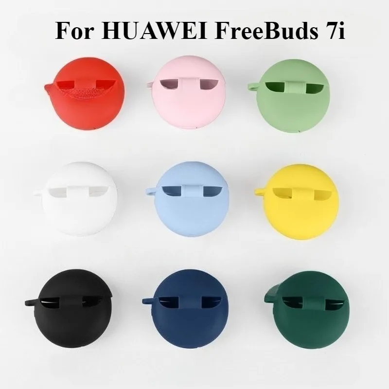 Silicone Shockproof Dust-Proof Earbuds Case with Keychain Hook