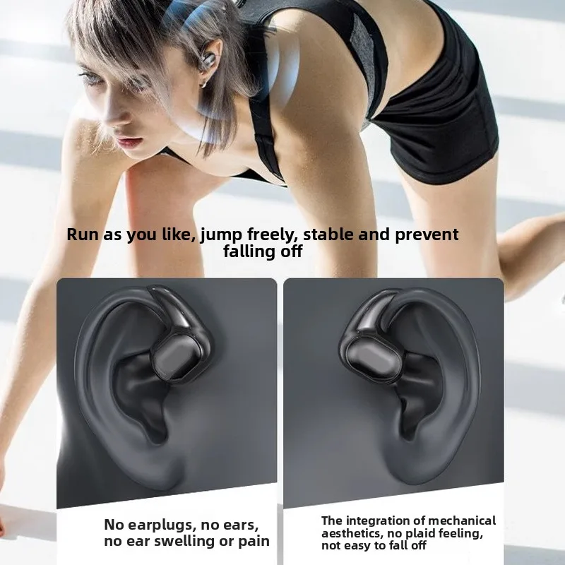 Nuovi auricolari wireless per lo sport e la corsa con ganci auricolari, cuffie wireless Pure Bass, doppio display LED e microfono integrato._voghion.com