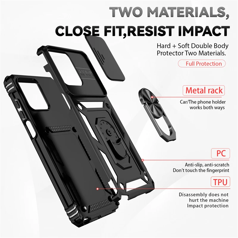 Phone Case Magnetic Holder Ring for Moto G Stylus 5G Motorola Slide Lens Armor Back Cover phone case,magnetic case,phone protector cover