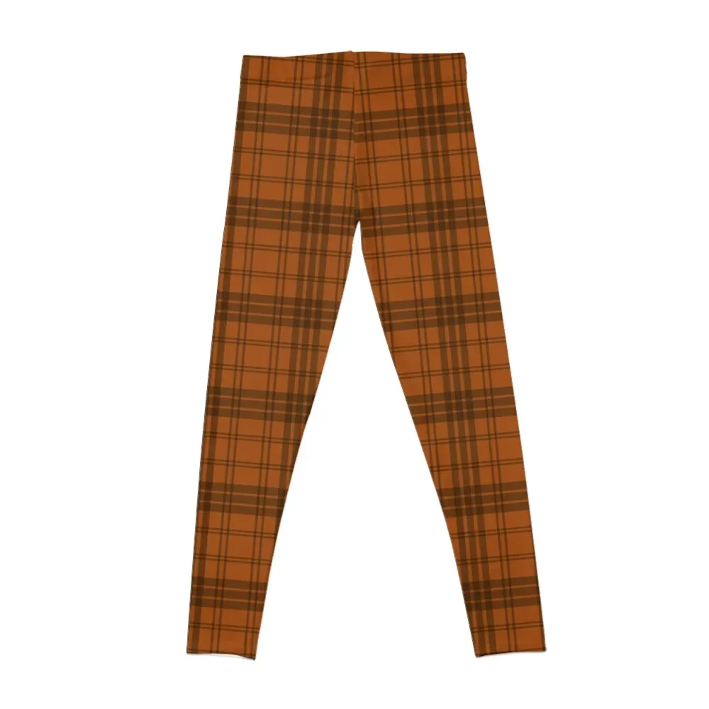 Brown Plaid Leggings Women's fitness Training pants Sportswear woman gym Womens Leggings