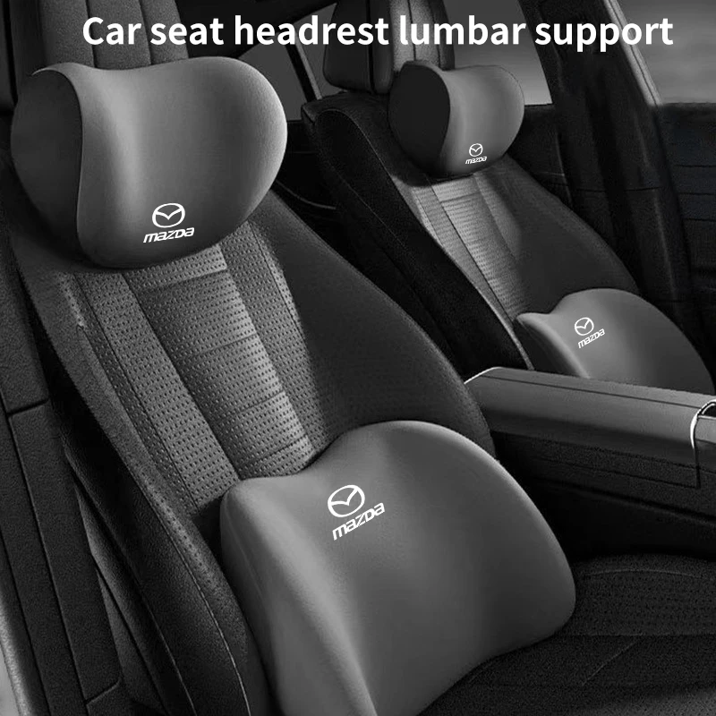 CarLumbarBackSupportHeadrestNeckPillowCarSeatWaistCushionFor