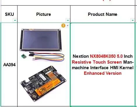 

NX8048K050(10 Pec)
