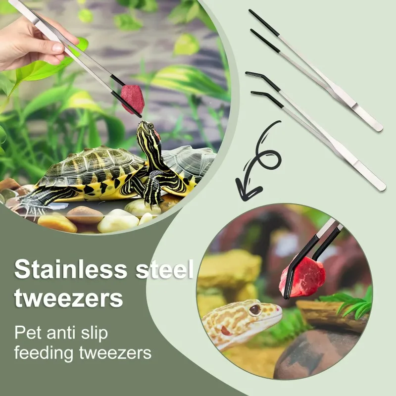 Reptile Feeding Tweezers Set 2