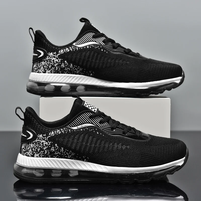 Spring Breathable Outdoor Fashion Sneakers Air Cushion Sports Comfortable Light Men Walking Casual Jogging Running Shoes 4