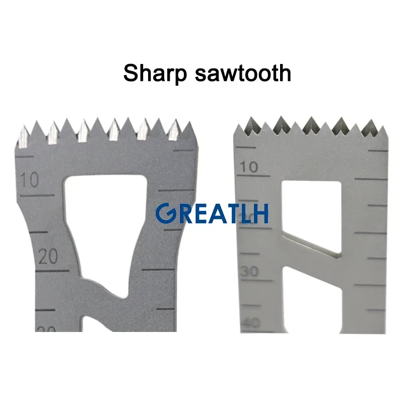 GREATLH Bojin Bone Saw Blades Bone Cutting Saw Blade Orthopedic Blade Orthopedic Surgical Instrument Pet