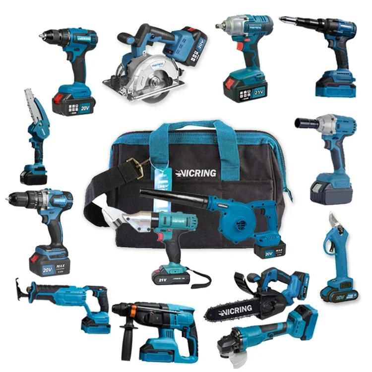 

VICRING tool kit for home Brushless 20V 18-volt lithium-ion bests ingco tools 20v cordless tools combo kit