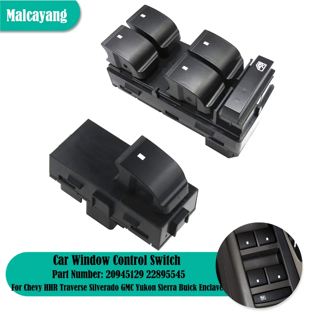 

Кнопка переключателя управления окном для Chevy HHR подачи Silverado GMC Yukon Sierra Buick анклава Power Master 20945129 22895545