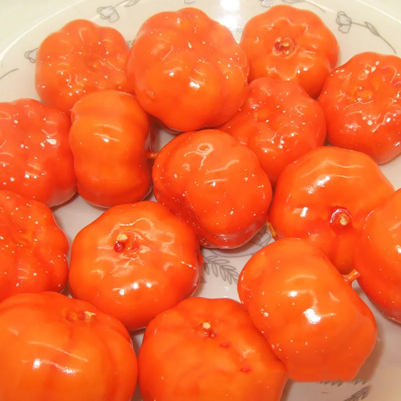 

3.6cm Simulation Pumpkin Halloween Foam Pumpkin Halloween Kids DIY Pumpkin Decoration Simulation Vegetable Series Bonsai
