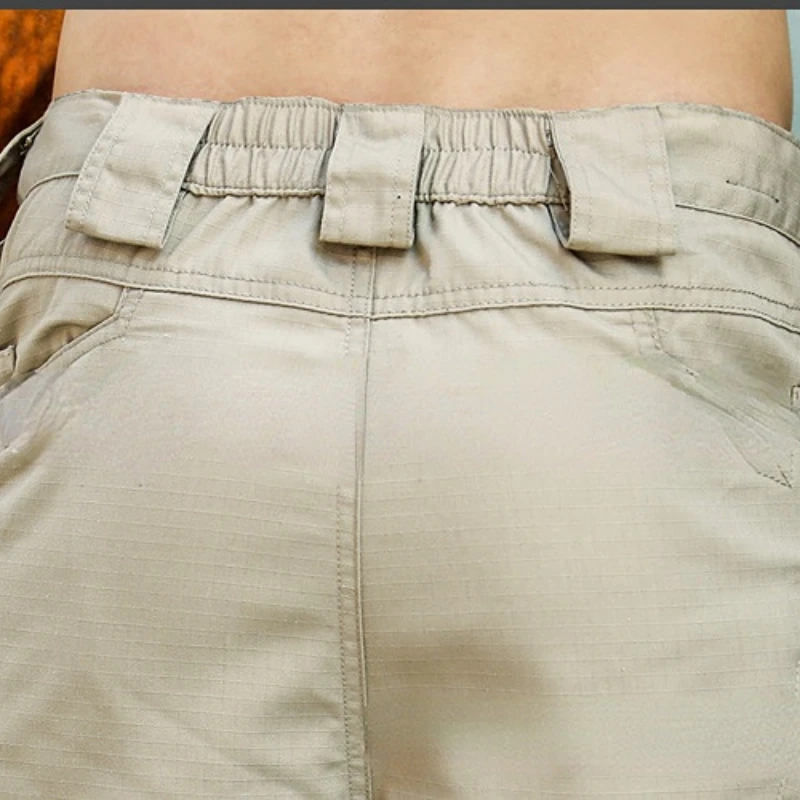 Men's Overalls Shorts Men's Military Cargo Shorts Army Camouflage Tactical Joggers Shorts Men Loose Work Casual Short Pants