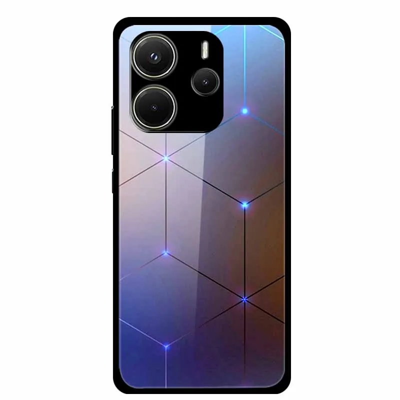 Global Version Hard Tempered Glass Fashion Protective Case, 6.67 Cover