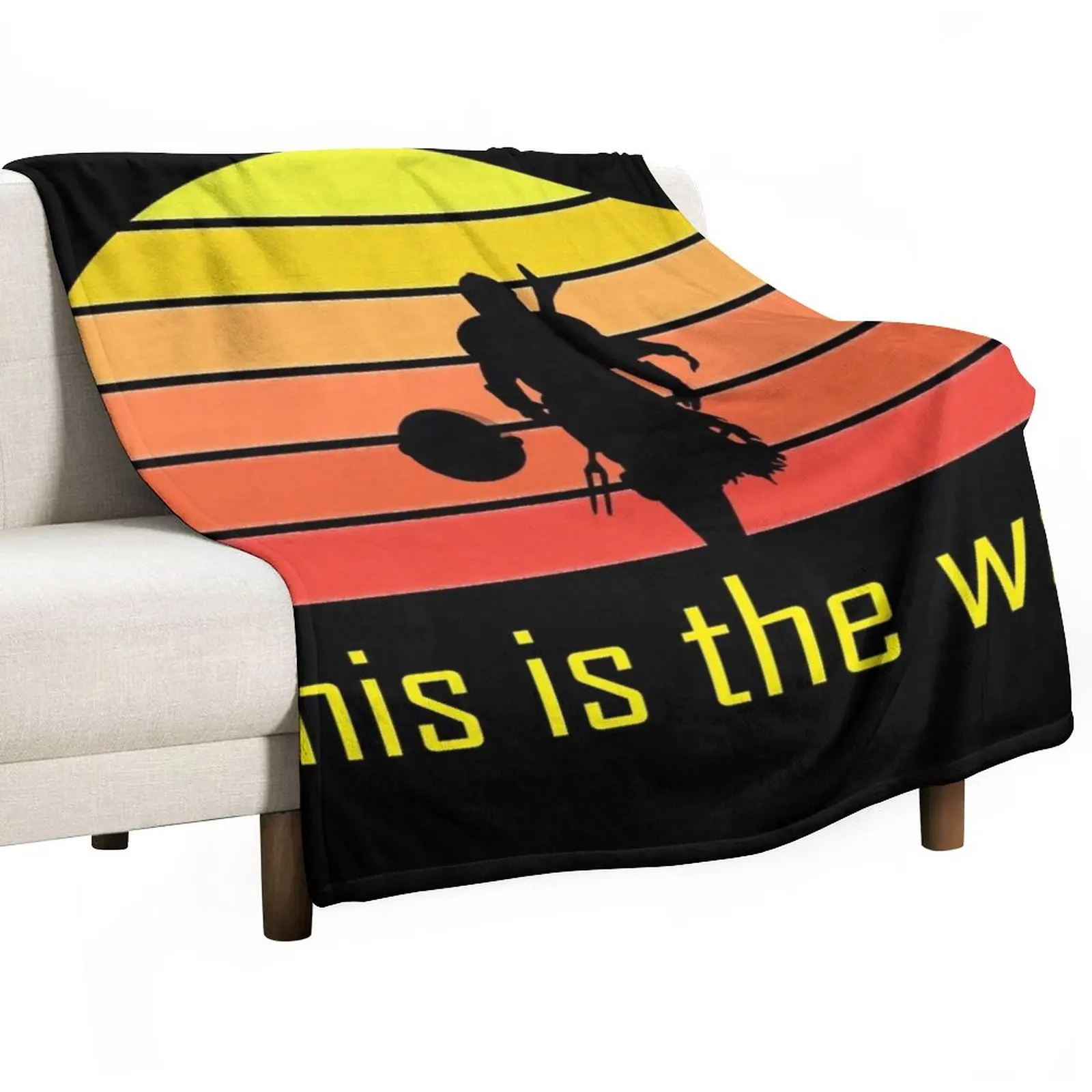 

Copy of Mando this is the way Throw Blanket Blankets For Sofas Camping Blanket Thin Blankets Sofa Blankets