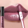 1PC Butter Gloss Non-Sticky Lip Gloss Long Lasting Nude Lip Makeup Hydrating Lip Gloss with Essential Oil Liquid Lipstick 1