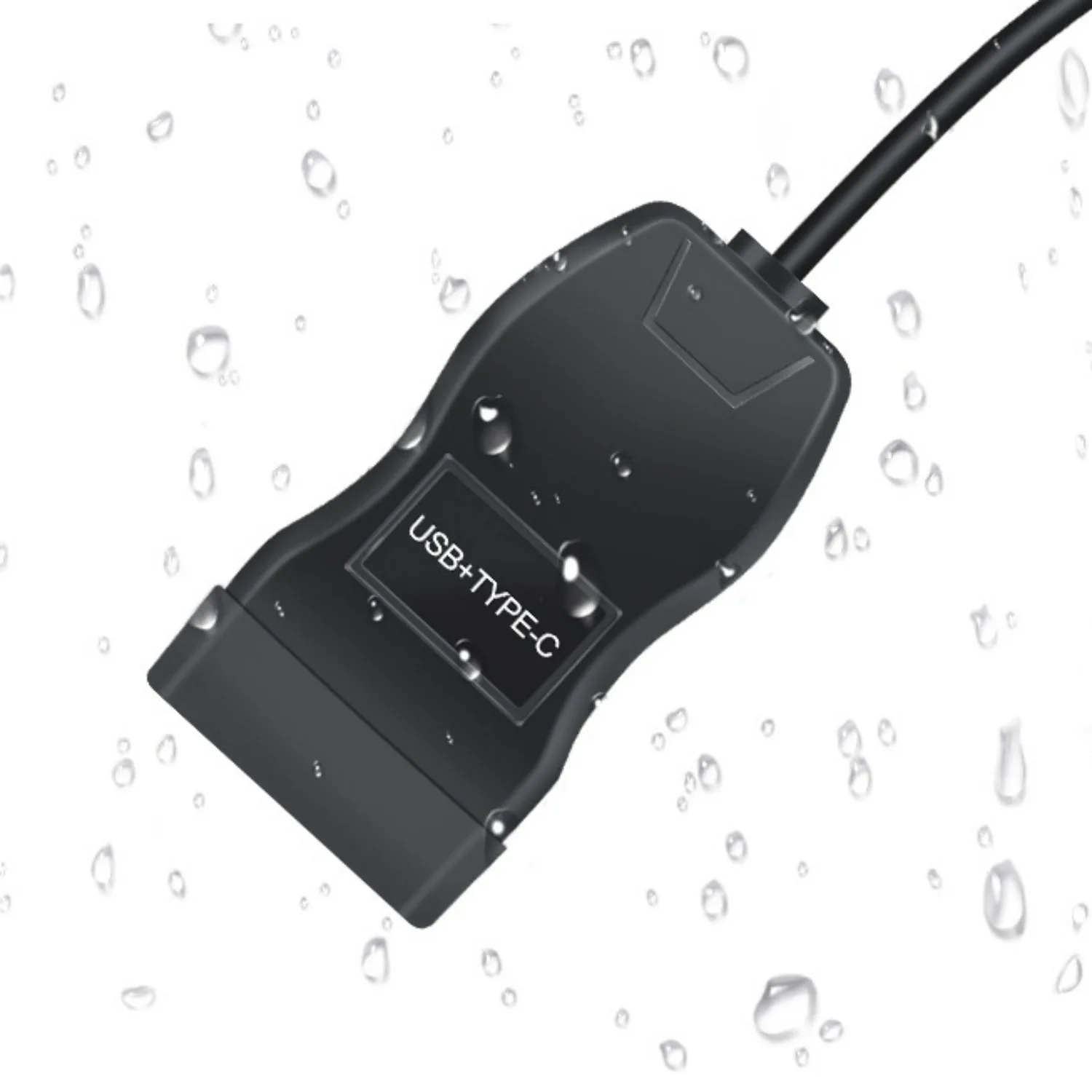 Waterproof seal detail on charger