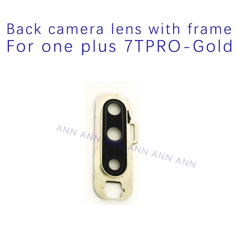 

Back Camera Glass Lens Cover Holder For Oneplus 7TPRO Big Rear Camera Glass Lens Frame Replacement Reapir Parts