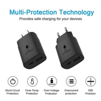 Samsung 25W Super Fast Charger Type C Adapter Galaxy S26 S25 S24 S23 S21 S22 Plus A17 A07 A55 A35 A25 Z Flip Fold 7 6 5 Note 20 4