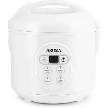 8‑Cup Digital Rice Cooker & Food Steamer 1