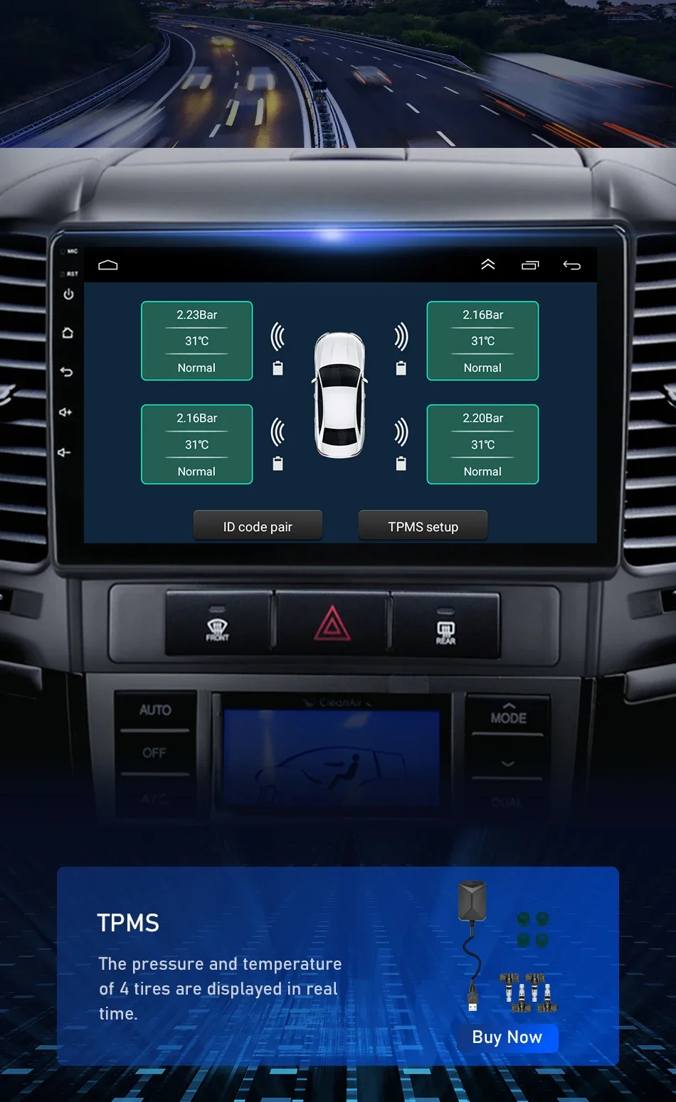 Srnubi 2Din Autoradio CarPlay Android Auto WiFi GPS BT Unterstützung Backup Kamera Video Musik Für Hyundai Santa Fe 2 2006-2012 Stereo – Detail 22