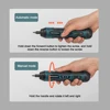 Mini Cordless Electric Screwdriver Rechargeable 1300mah Power Drill Bits Set 3.6V Household Disassembly Torque Repair Tools Kit 3