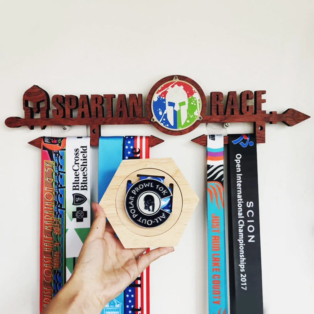 Medal Display Hanger Medal Holder Album Sturdy Race Display Rack for Sports Medals Track & Field Running Marathons