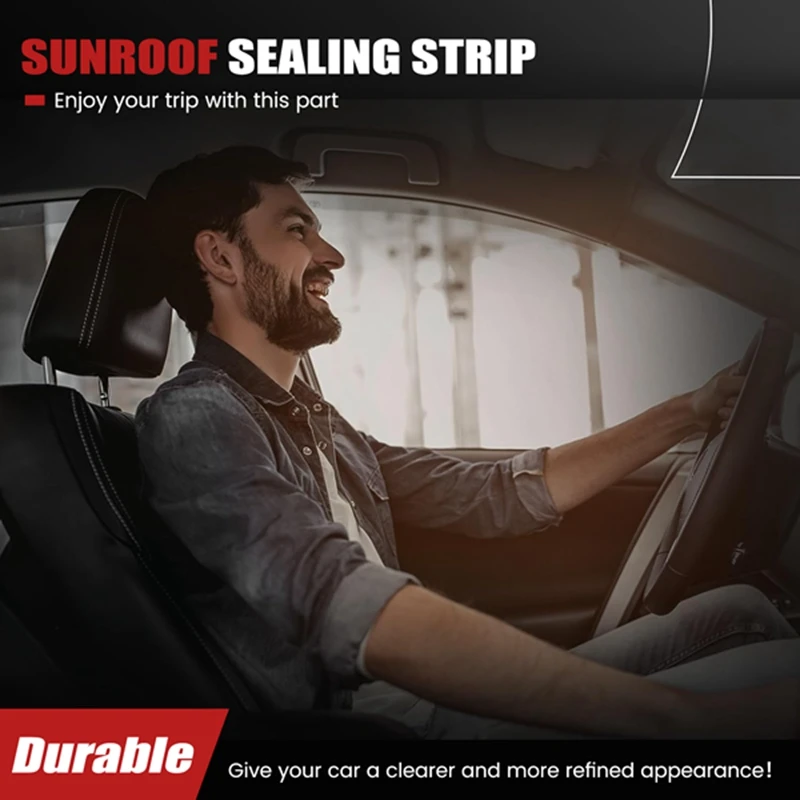 Sunroof Seal Sunroof Frame Gasket 8R0877459A For Q5 2011- SQ5 2014- Waterproof Strip