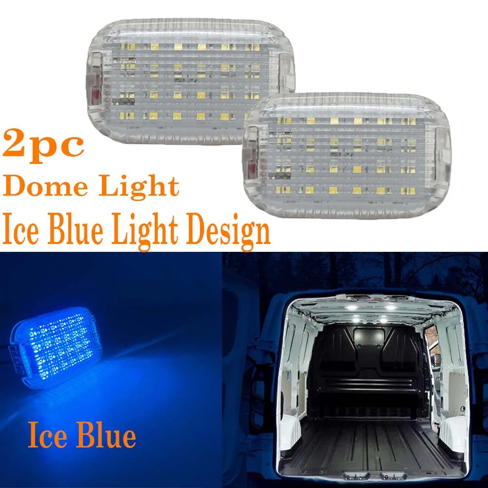 

2023 Transit 250 cargo lights LED Interior Dome Light Ice Blue For 14-24 Transit 150/250/350/350 HD 2016 Ford Cargo Transit Van