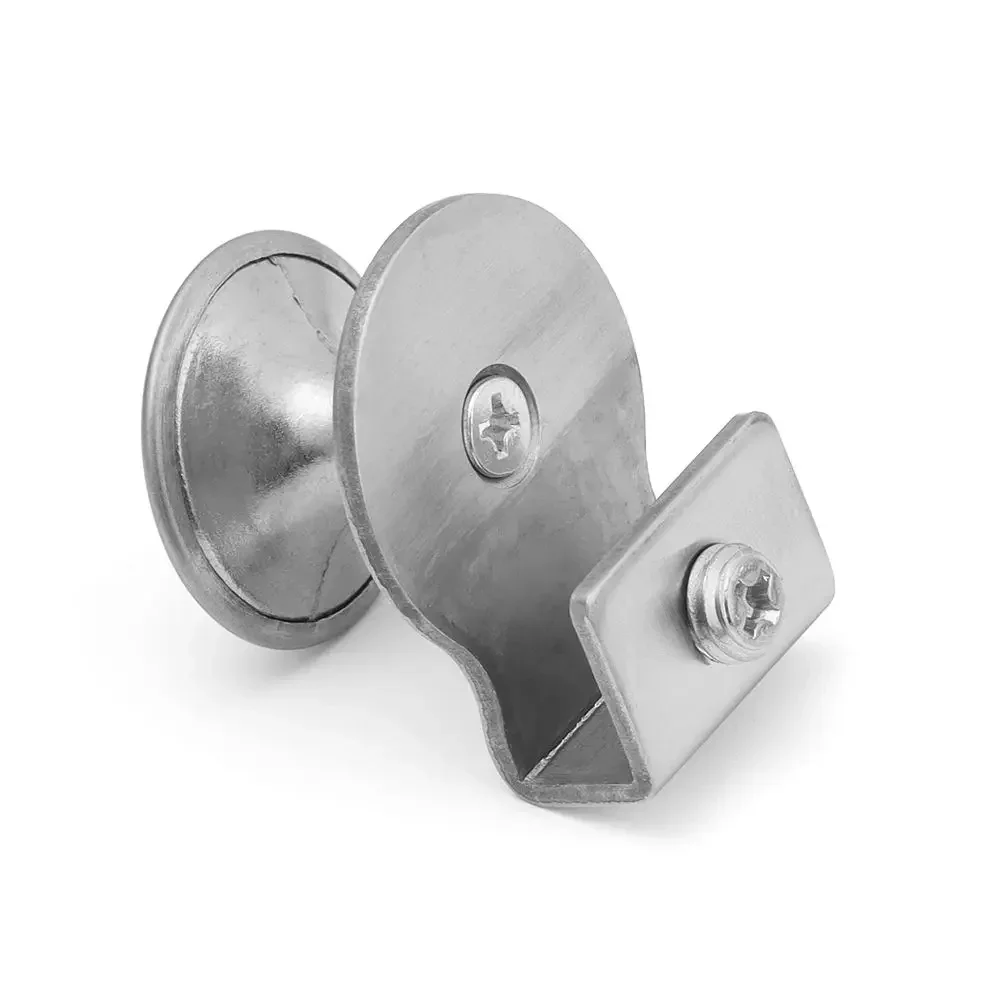 Stainless Steel Glass Door Handle Cabinet Clip Support