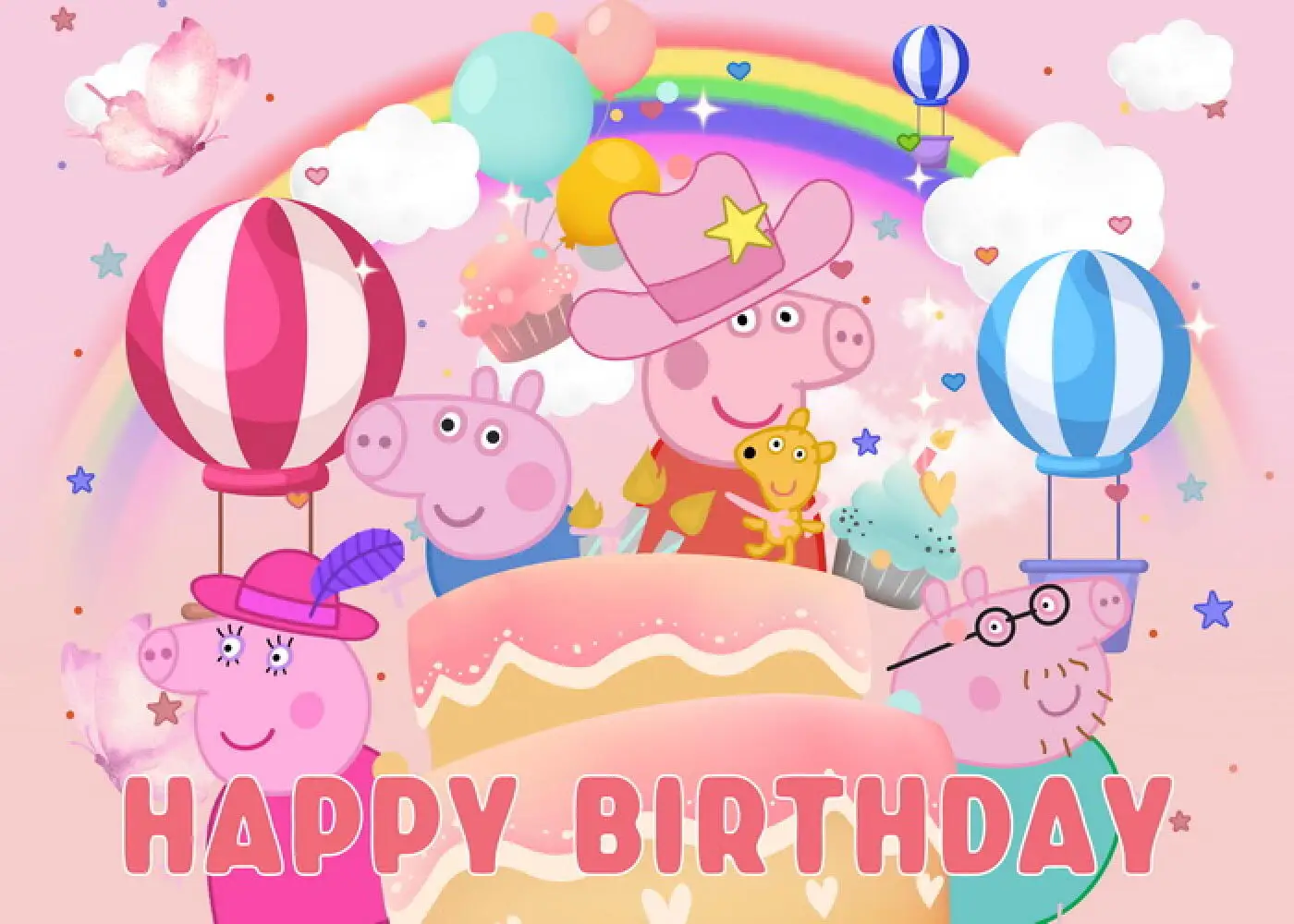 Cartoon Peppa Pig Birthday Party Background Decor for Children Happy Birthday Party Supplies Baby Shower Photography Backdrop birthday background supplies,birthday backdrop decoration,birthday party supplies,photography backdrops