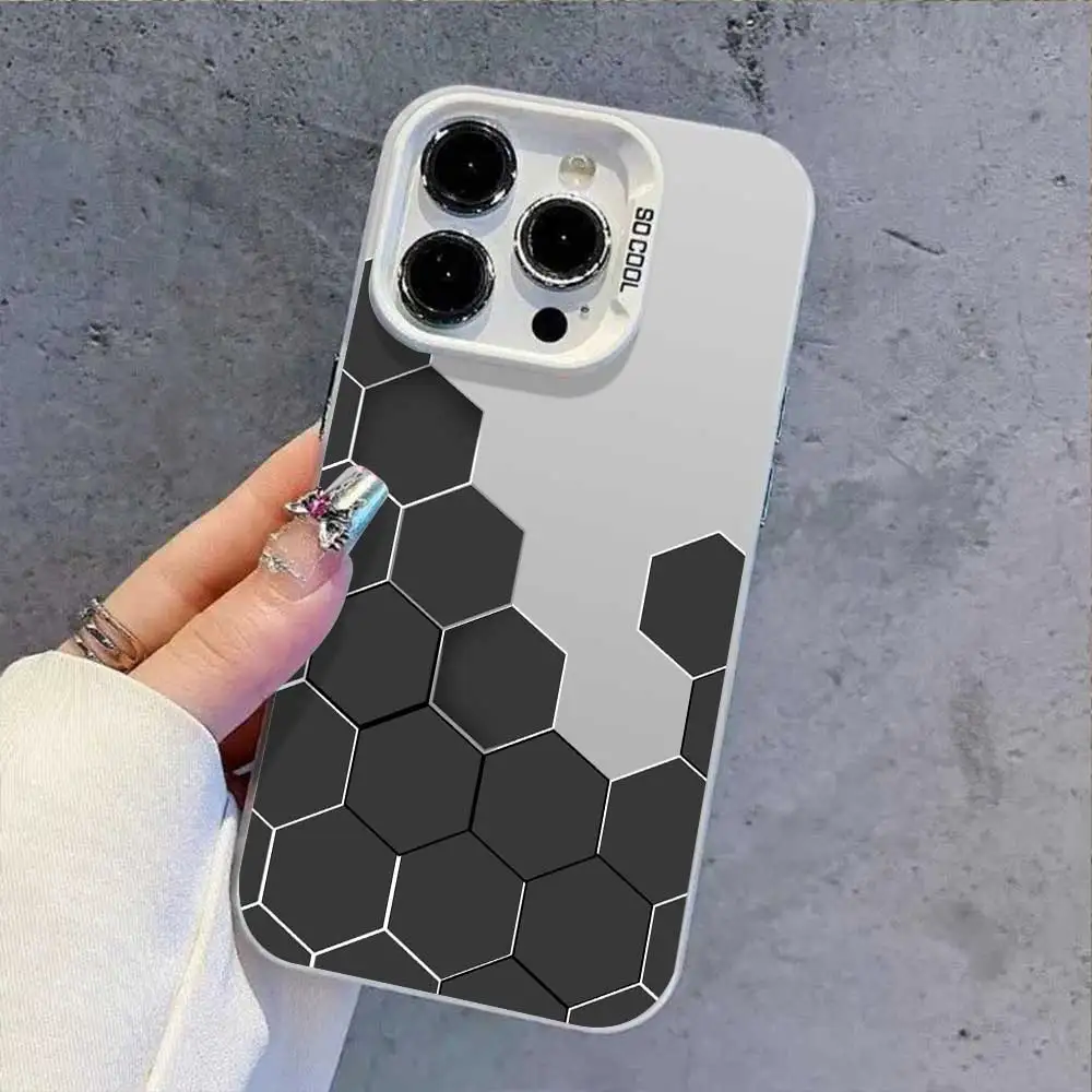 Sleek Silver IMD Phone Case - Stylish Protection