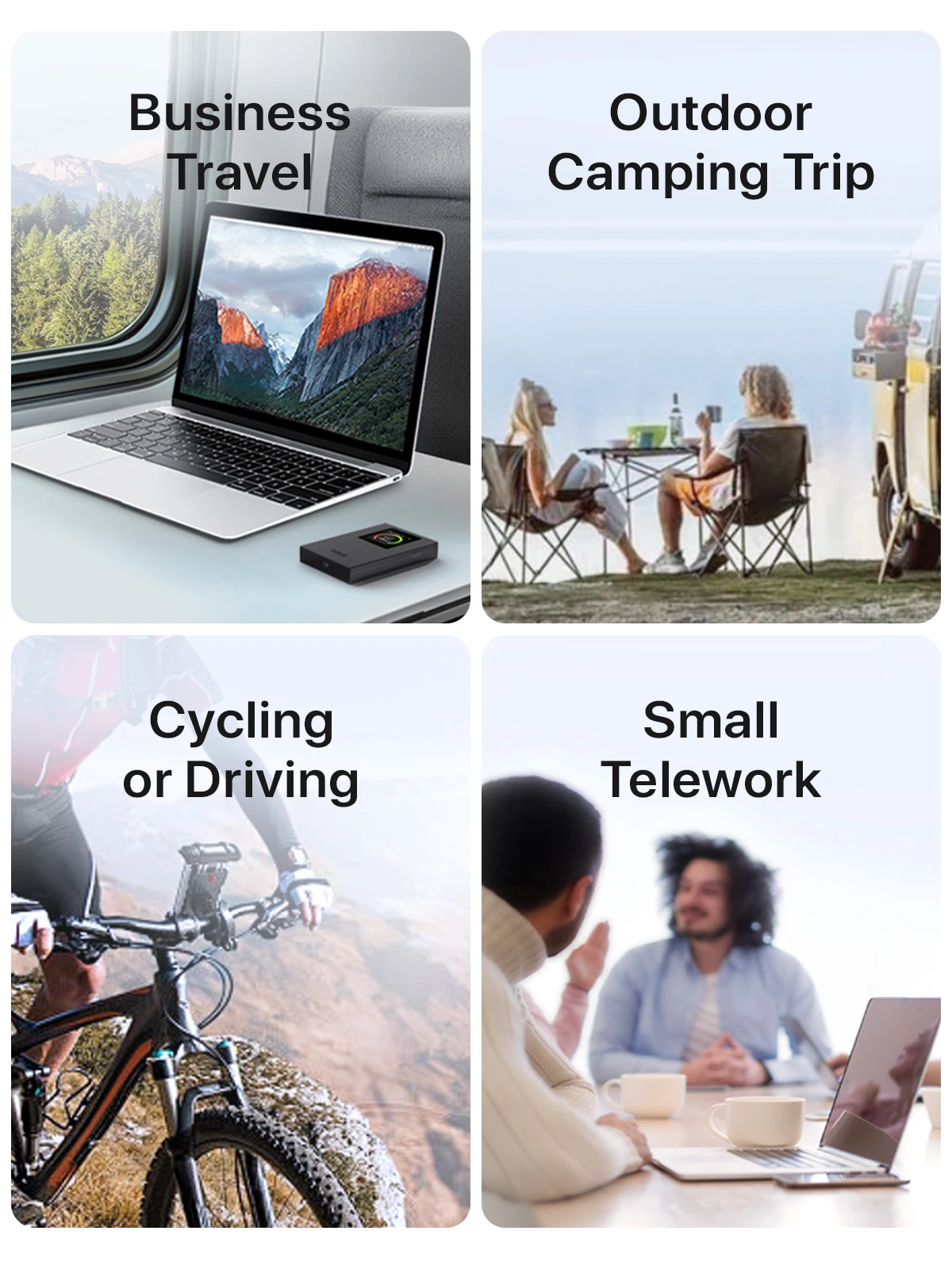 4G LTE Router Wireless Wifi Portable Modem Mini Outdoor Hotspot Pocket Mobile Wifi 286Mbps Sim CAT4 Card Slot Repeater 2100 MAh - 6