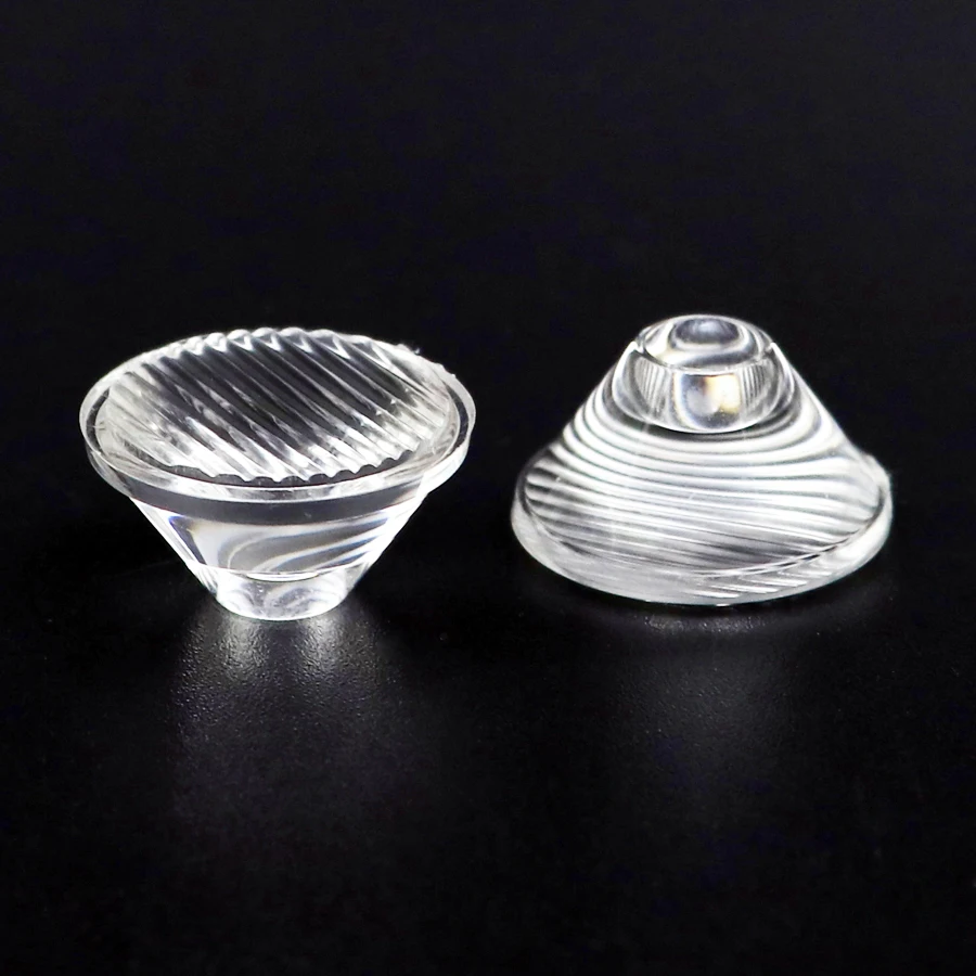 Lente LED De 20mm, 1W, 3W, 5W, Reflector óptico De PMMA