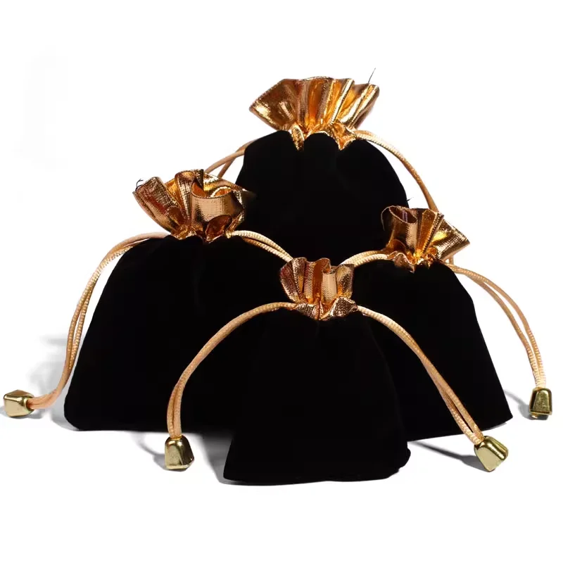 20 New Year gift jewelry packaging bags, lucky bags, jewelry bracelet walnut toy small cloth bags