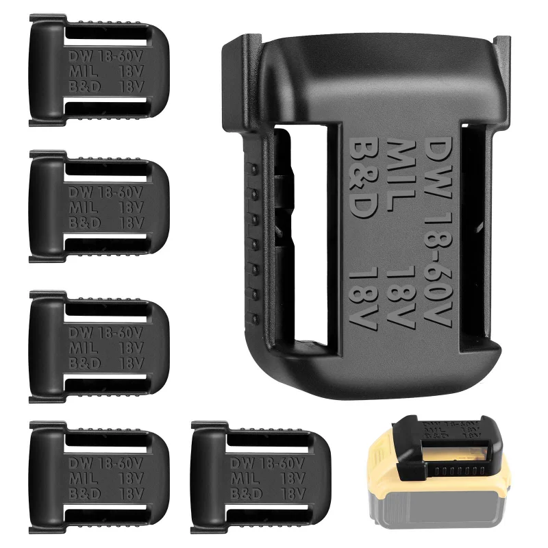 

Hot Sale 5PCS Battery Storage Mount Holder Belt Slot Rack For Makita/Bosch 18V Fixing Devices