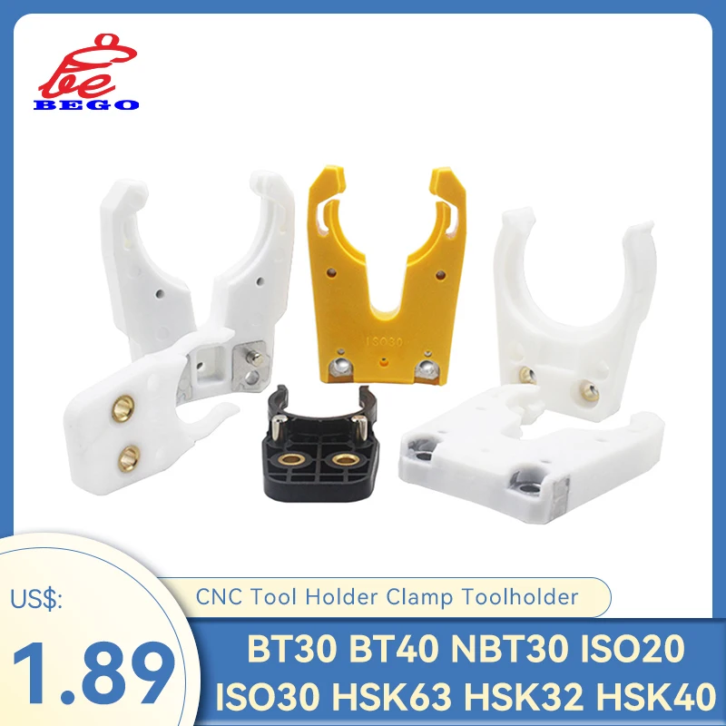CNC Tool Holder Clamp BEGO BT30 BT40 NBT30 ISO20 ISO25 ISO30 HSK63 HSK32 HSK40 For Sspindle Kknife Shank