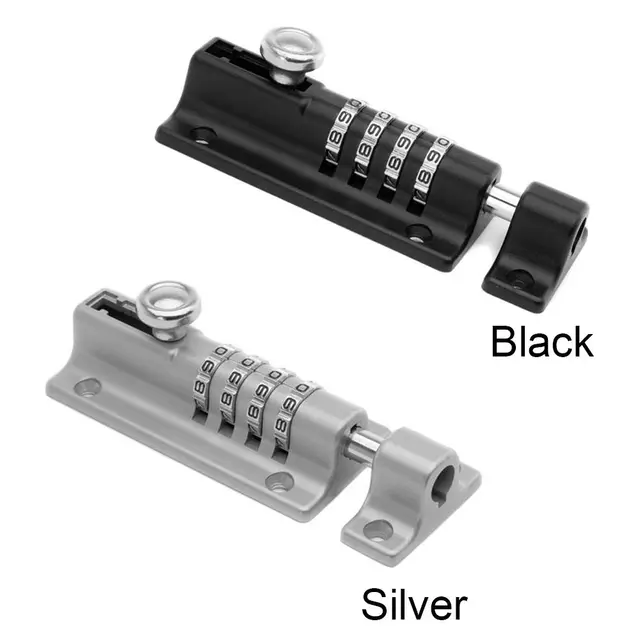 Durable No Punching Security Window Key Locks 4 Digit Padlock Lock Package Cabinet Locker Password Lock Number Locks 4