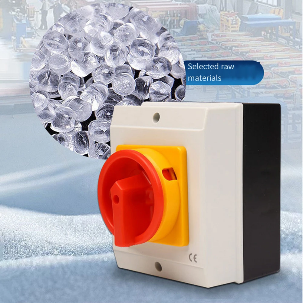 UKP Wasserdichter Trennschalter Hauptschalter Leistungsschalter 4P 20A 440V Drehschalter Ausschalter IP65 UKP Schalter Elektrisches Teil – Detail 19