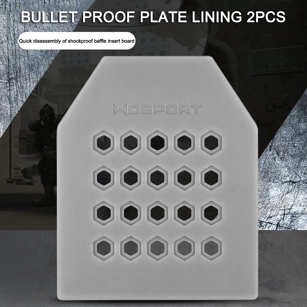 2Pcs Bulletproof Plate Lining 2