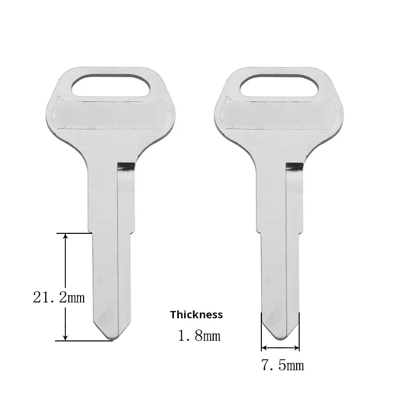 Suzuki motorcycle key, suitable for: 06 Suzuki motorcycle key blank, trunk full copper key blank.