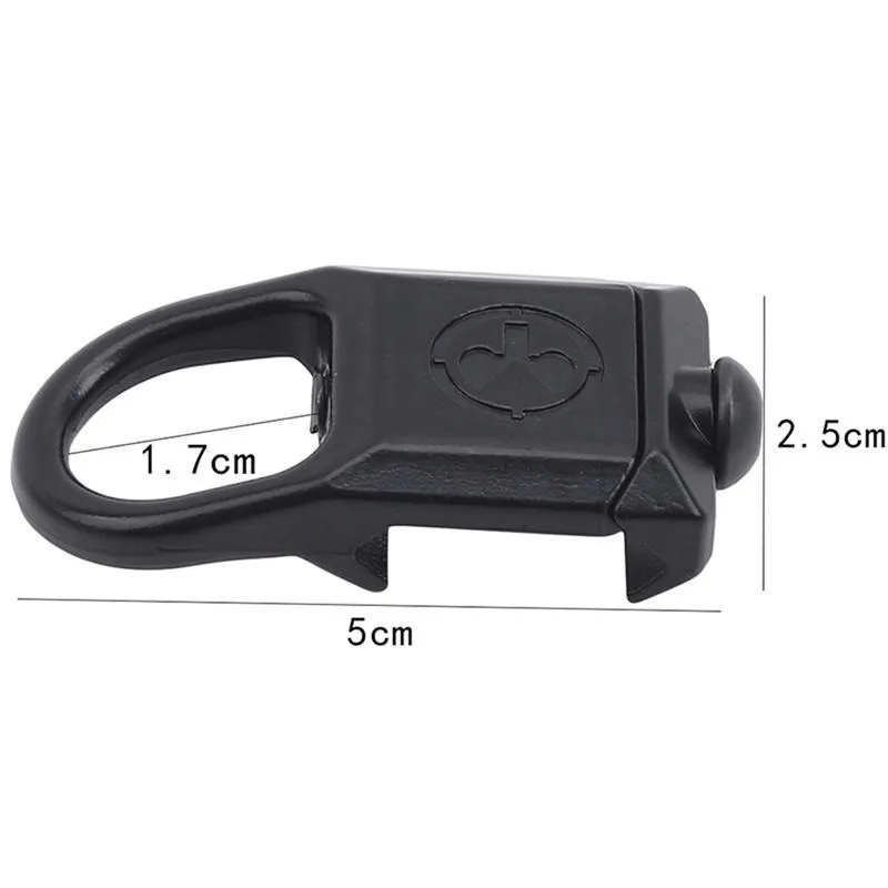 Tactical GBB Quick Detach Release QD Sling Swivel Scope Mount Ring .223 AR15 Hunting Accessories Fit 20mm Rail Weapon QD Adapter
